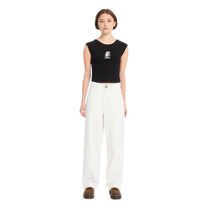 Volcom Weellow II Denim Pant - Dirty White