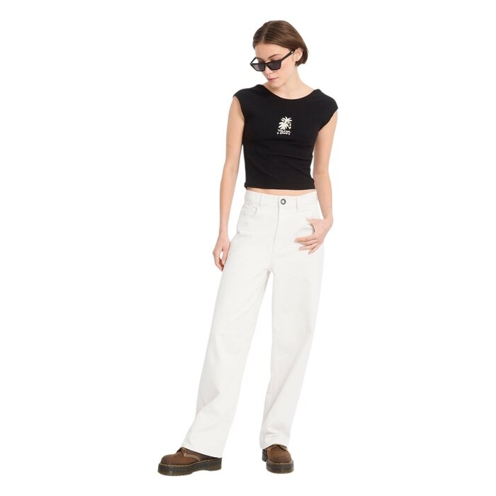 Volcom Weellow II Denim Pant - Dirty White