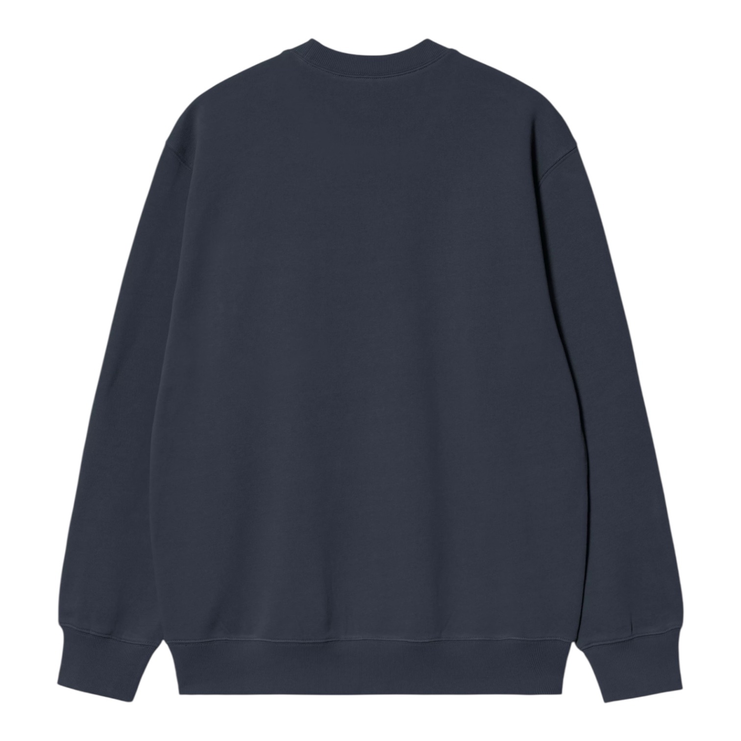 Carhartt WIP Script Embroidery Sweat - Deep Night/White