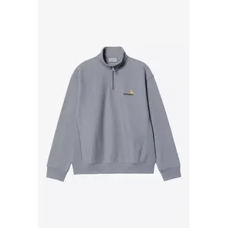 Carhartt WIP Half Zip American Script - Shady Blue