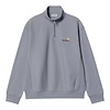 Half Zip American Script - Shady Blue