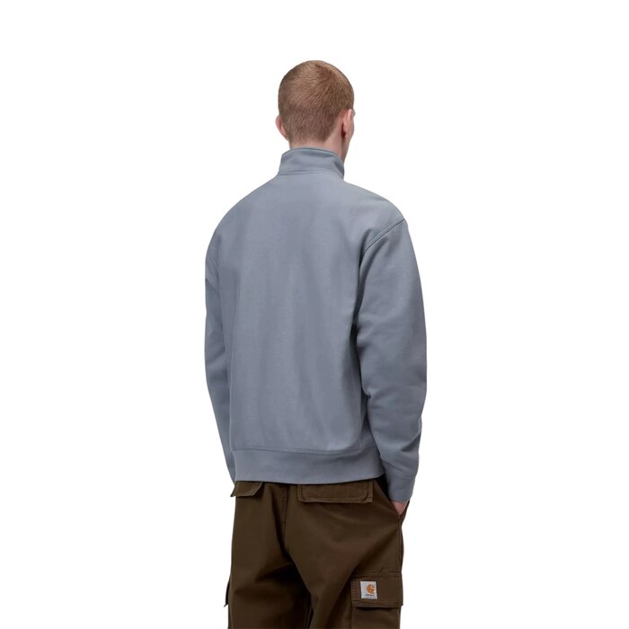 Carhartt WIP Half Zip American Script - Shady Blue