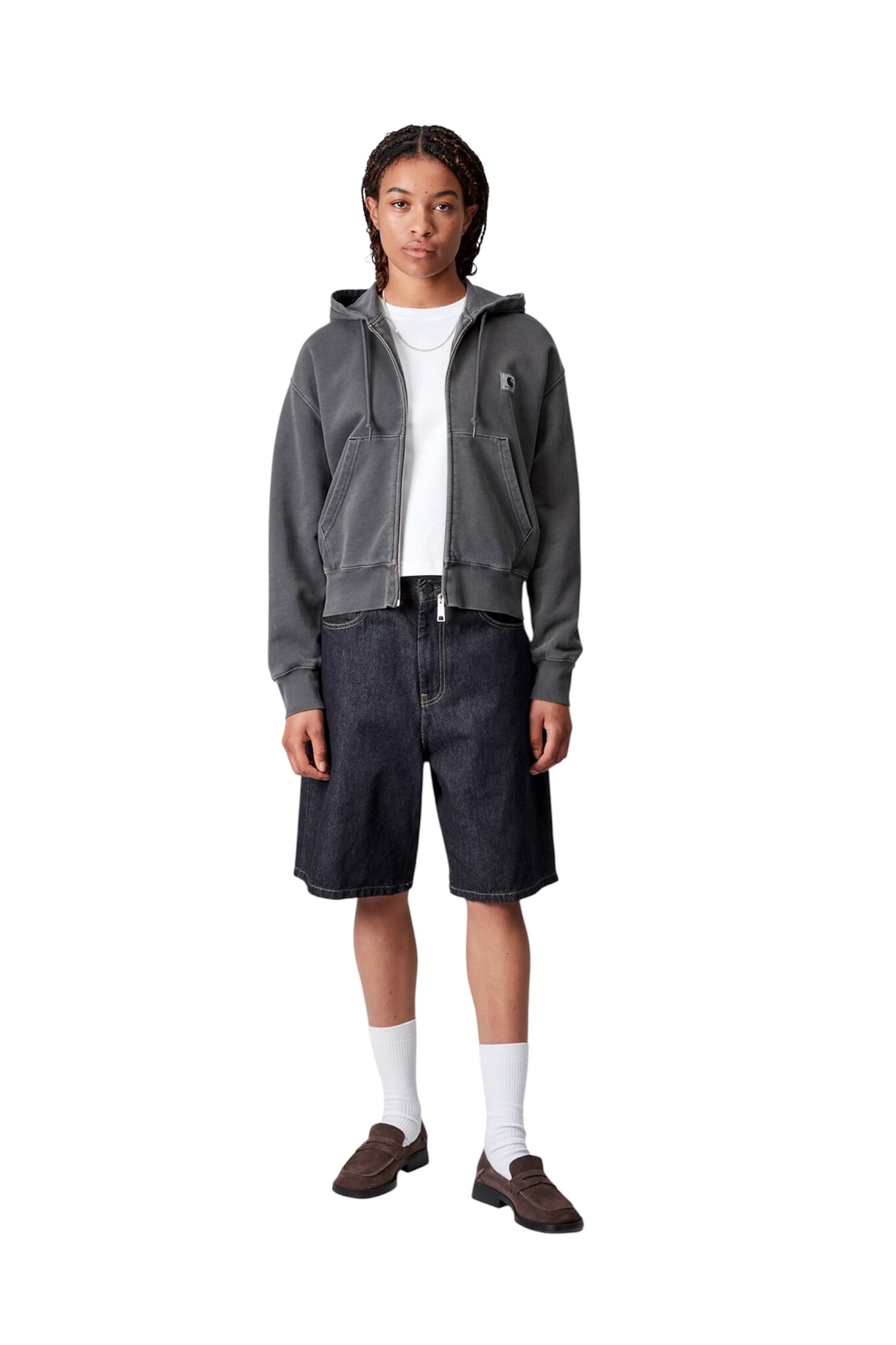Carhartt WIP W' Brandon Short - Blue Rinsed