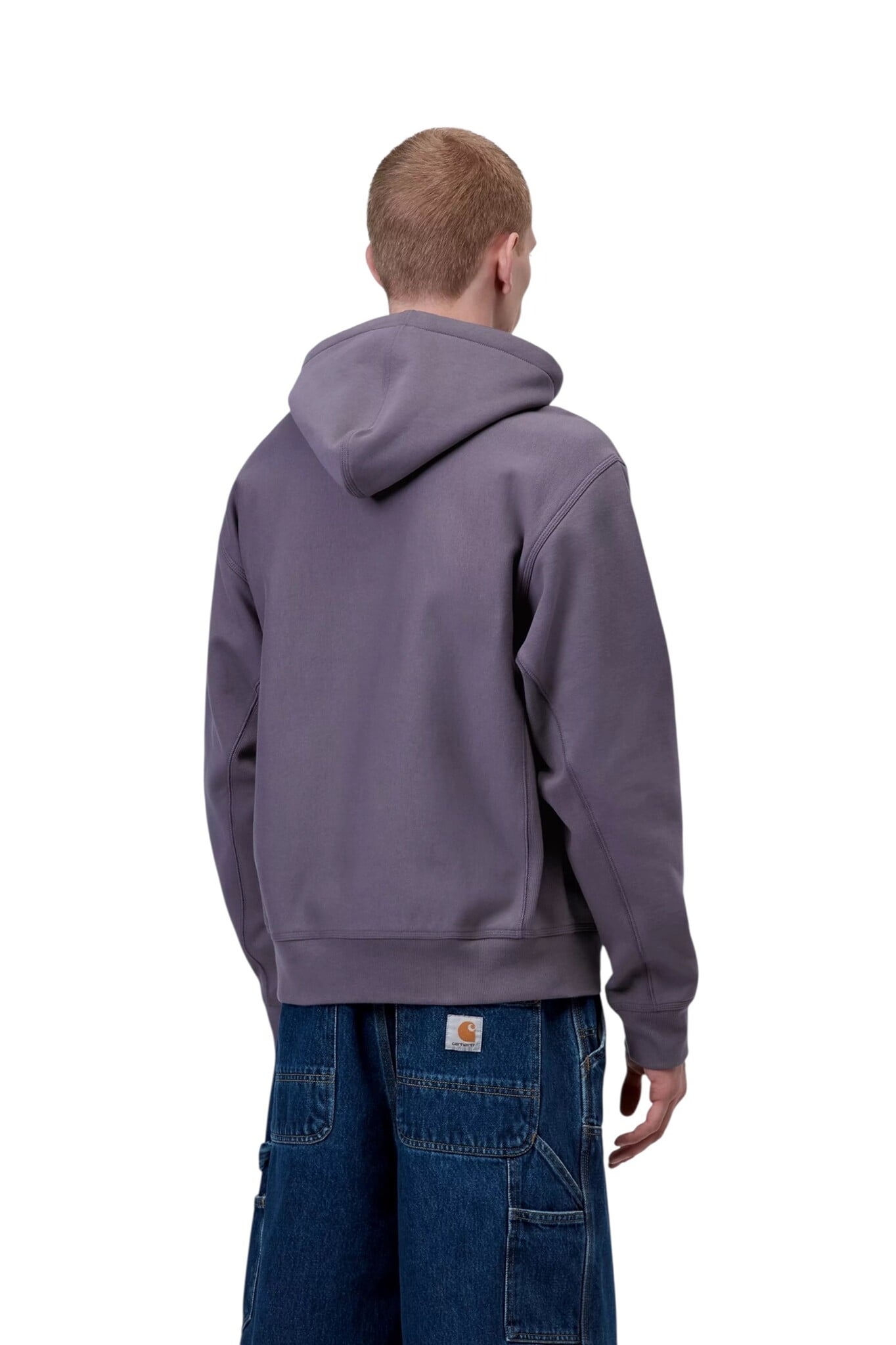 Carhartt WIP Hooded American Script - Shady Purple