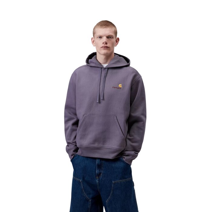 Carhartt WIP Hooded American Script - Shady Purple