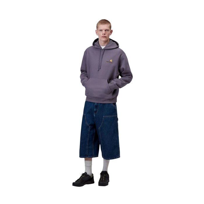 Carhartt WIP Hooded American Script - Shady Purple