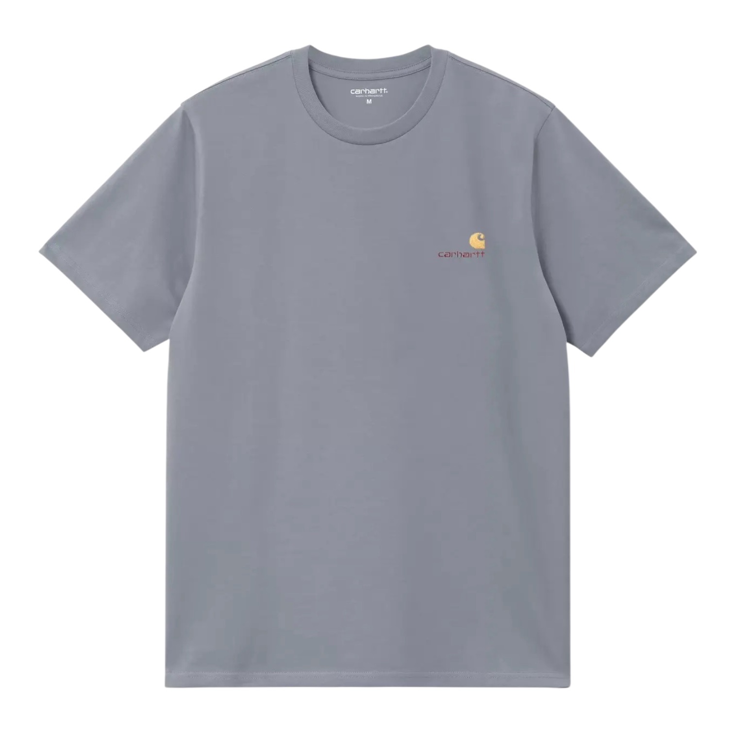 Carhartt WIP S/S American Script T-Shirt - Shady Blue