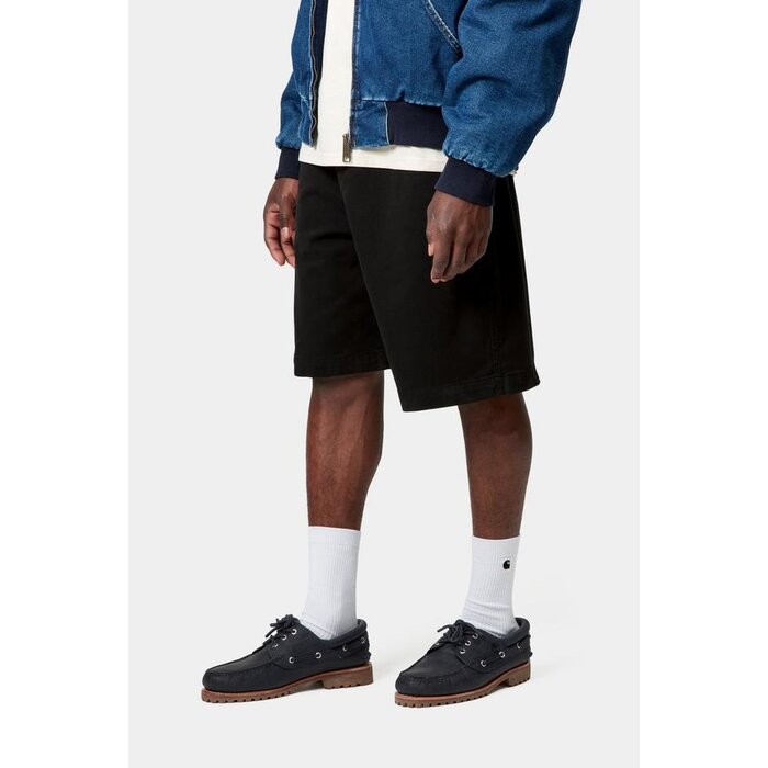 Carhartt WIP Floyde Short - Black (Garment Dyed)