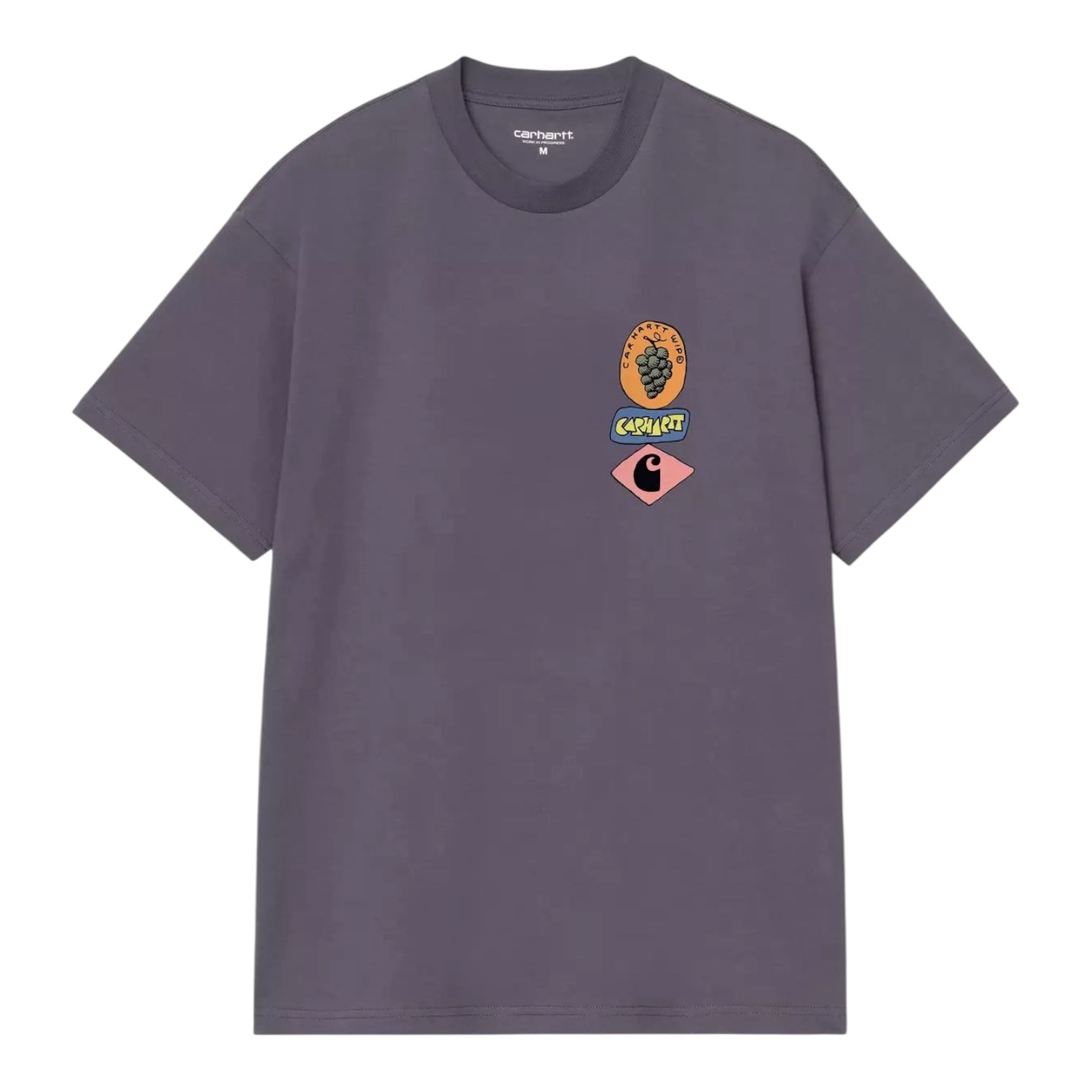 Carhartt WIP S/S Stacked Grapes T-Shirt - Shady Purple