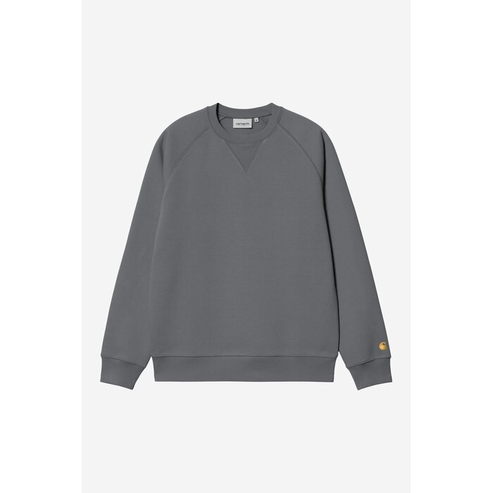 Carhartt WIP Chase Sweat - Styx/Gold