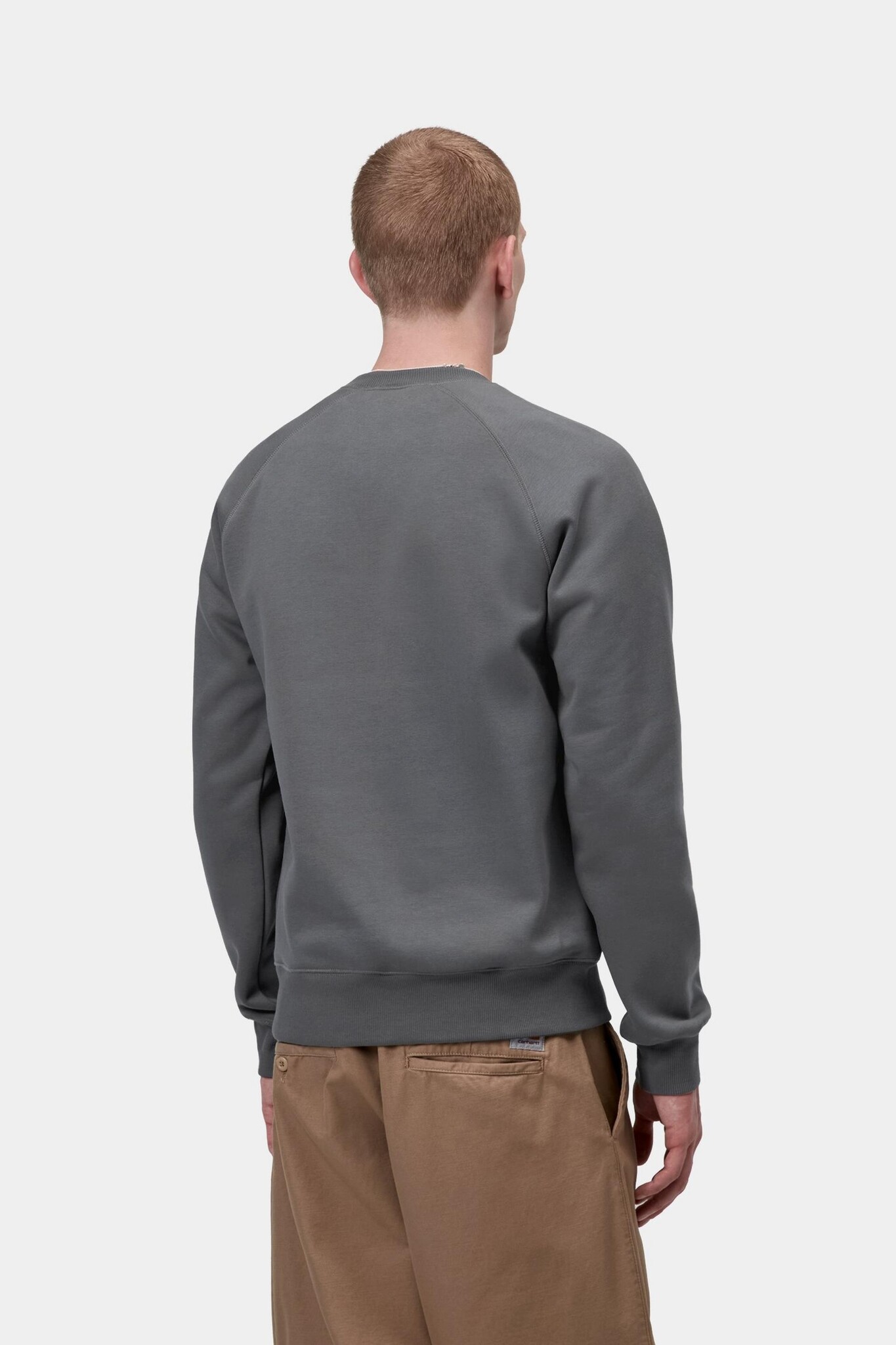Carhartt WIP Chase Sweat - Styx/Gold