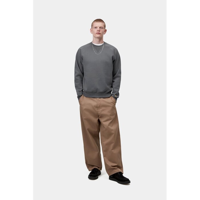 Carhartt WIP Chase Sweat - Styx/Gold