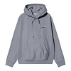 Hooded American Script Sweat - Shady Blue