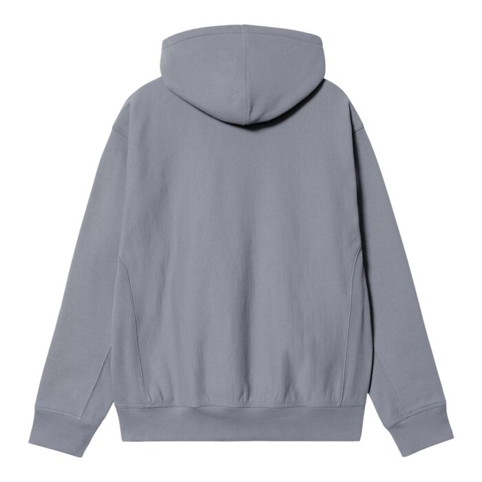 Carhartt WIP Hooded American Script Sweat - Shady Blue