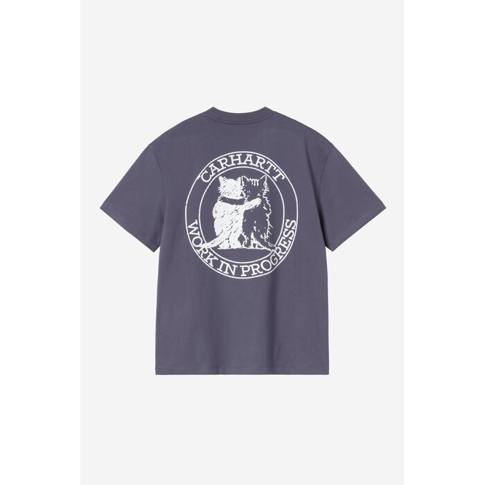 Carhartt WIP W' S/S Hugging Cats T-Shirt - Shady Purple