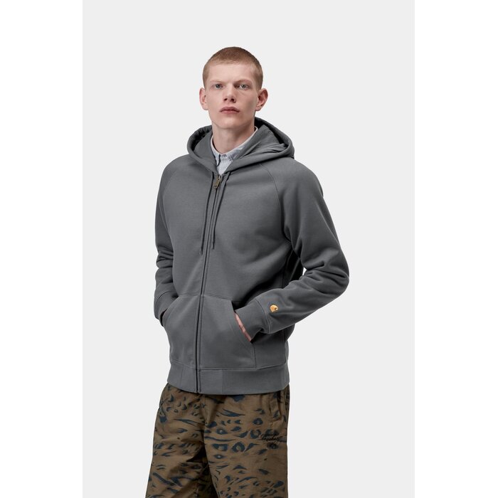 Carhartt WIP Hooded Chase Jacket - Styx/Gold
