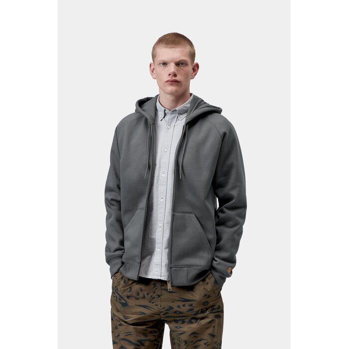 Carhartt WIP Hooded Chase Jacket - Styx/Gold