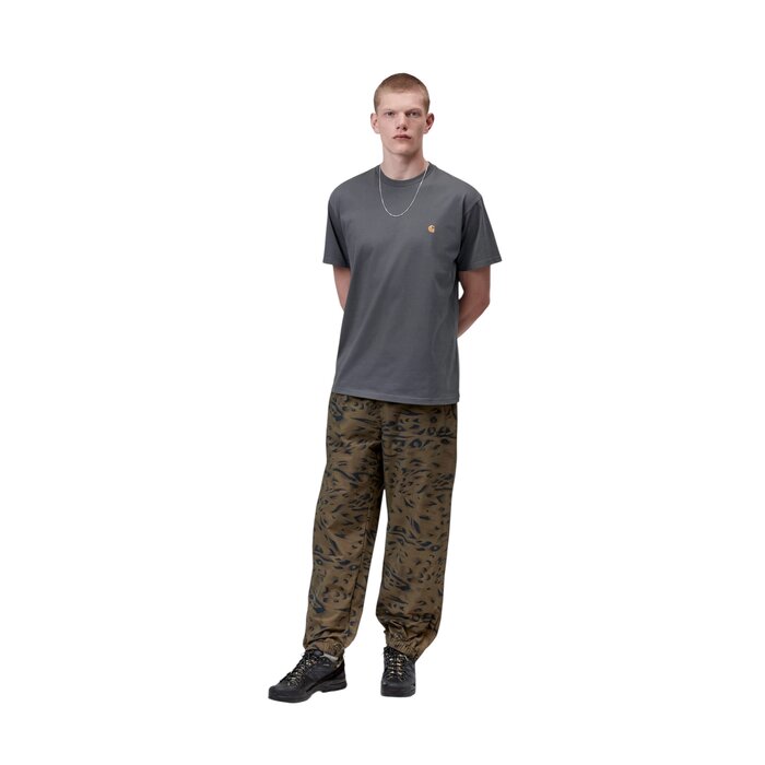 Carhartt WIP S/S Chase T-Shirt - Styx/Gold