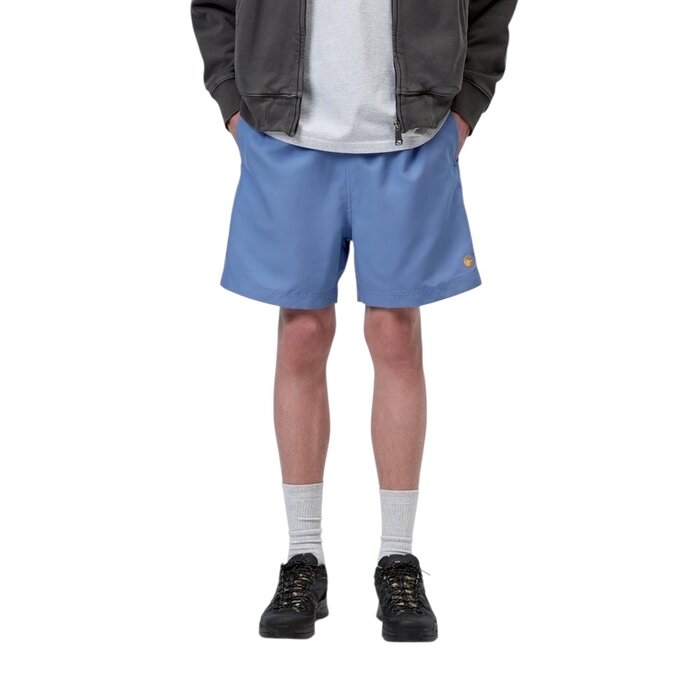 Carhartt WIP Chase Swim Trunks - Curacao/Gold