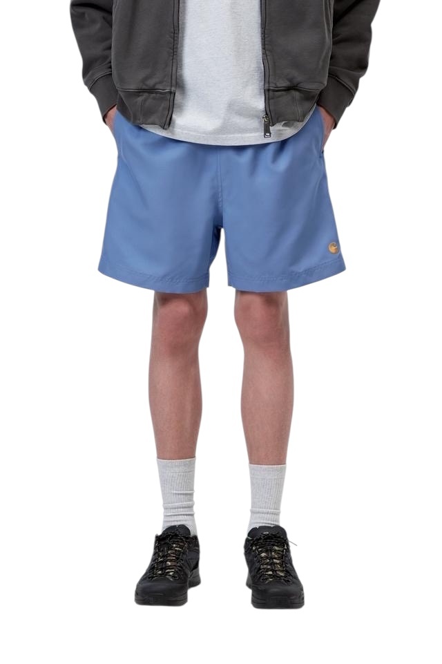 Carhartt WIP Chase Swim Trunks - Curacao/Gold