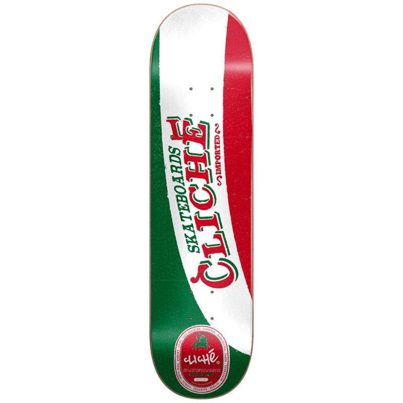 Cliché Imported RHM Deck Green/Red - 8.0