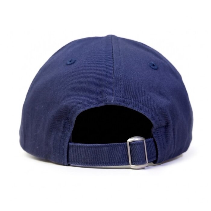 Magenta Bossed Dad Hat - Navy