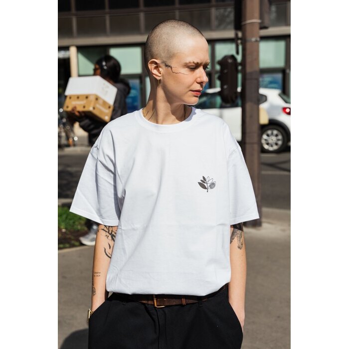 Magenta Yin Tee - White