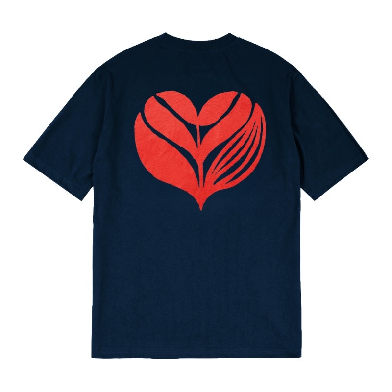 Magenta Love Tee - Navy