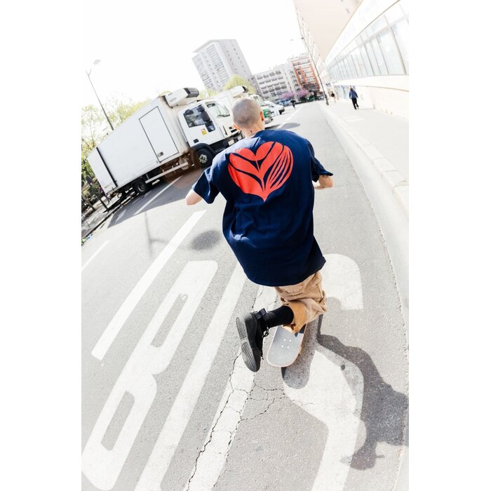 Magenta Love Tee - Navy