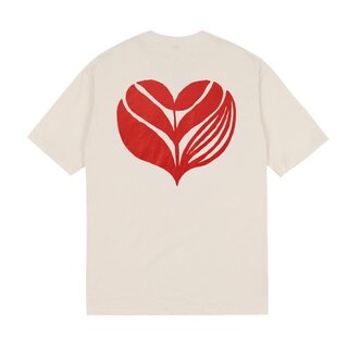 Magenta Love Tee - Natural