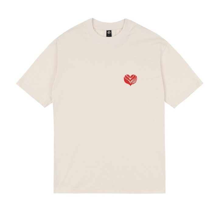 Magenta Love Tee - Natural