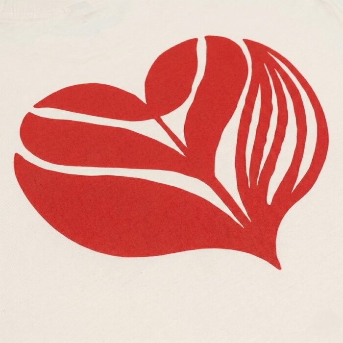 Magenta Love Tee - Natural