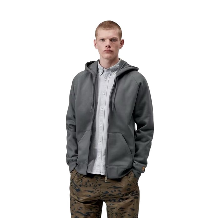 Carhartt WIP Hooded Chase Jacket - Styx/Gold