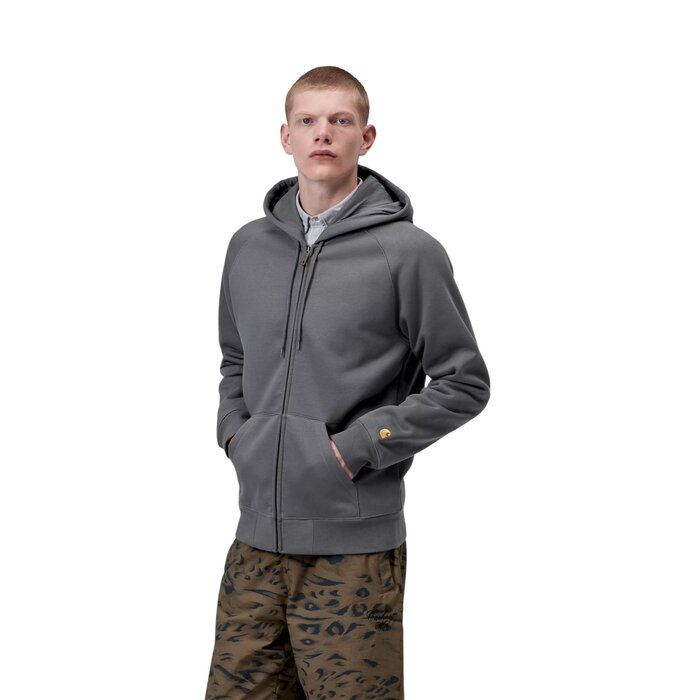 Carhartt WIP Hooded Chase Jacket - Styx/Gold