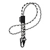 Rope Keychain - Knit Wax/Black