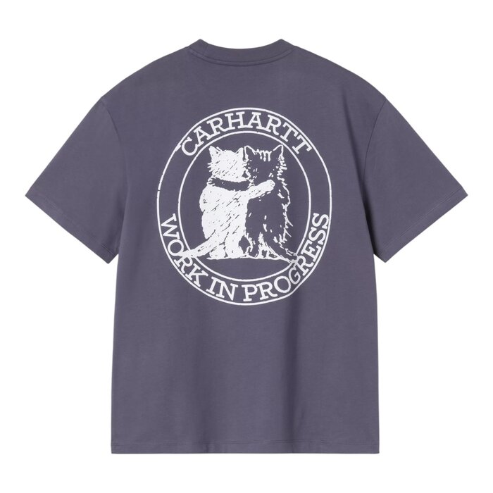 Carhartt WIP W' S/S Hugging Cats T-Shirt - Shady Purple
