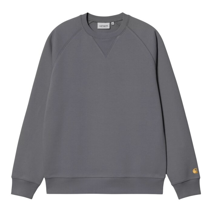 Carhartt WIP Chase Sweat - Styx/Gold
