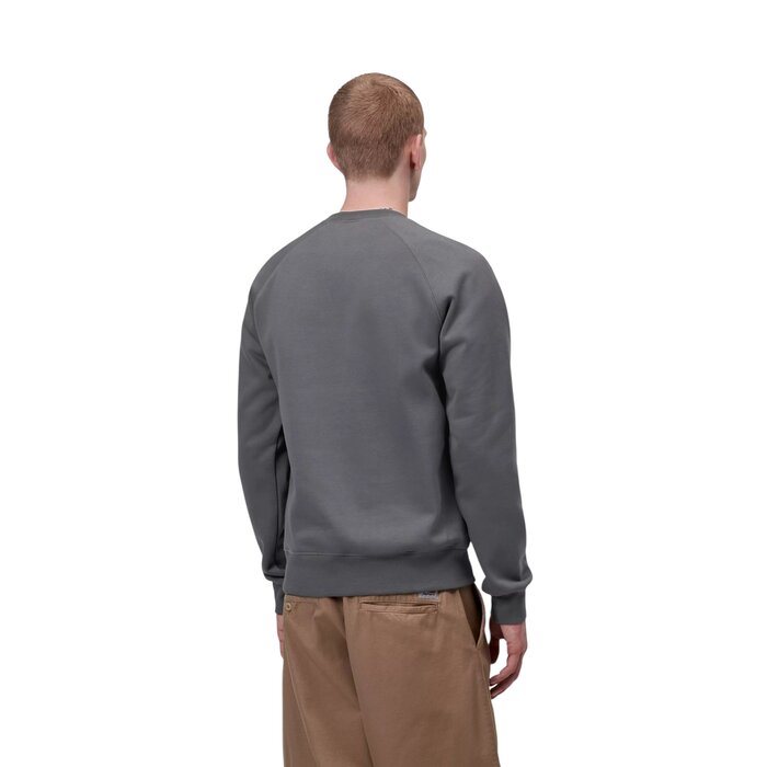 Carhartt WIP Chase Sweat - Styx/Gold