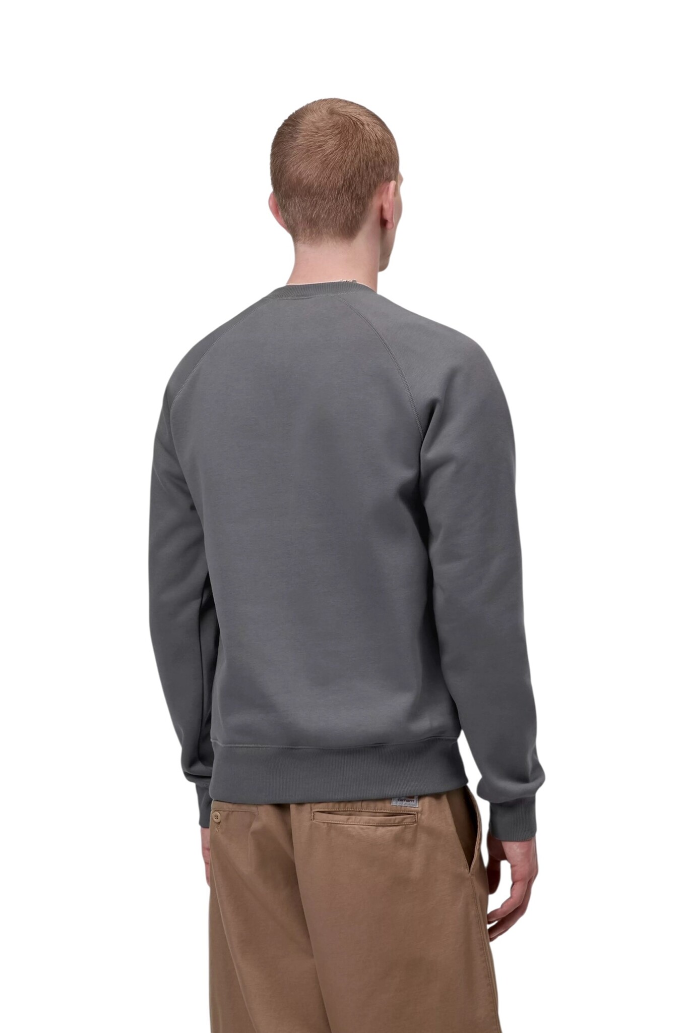 Carhartt WIP Chase Sweat - Styx/Gold