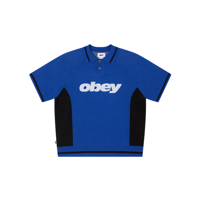 Obey Obey Sport Polo Sweater - Blue Multi