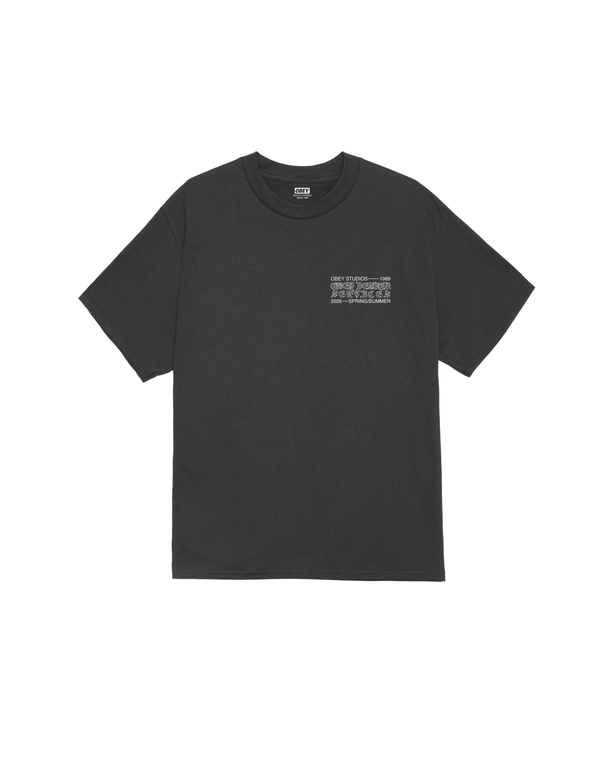 Obey Design Services T-shirt - Vintage Black