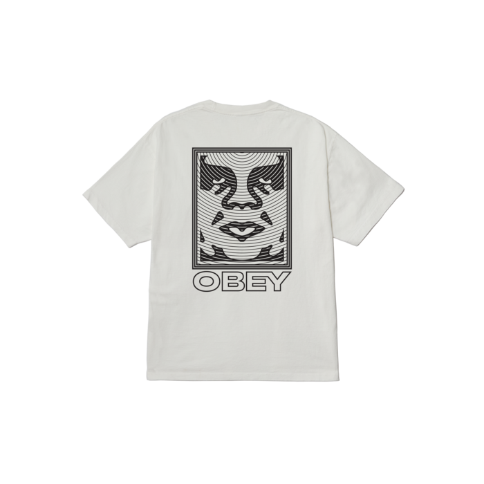 Obey Ripple T-Shirt - Pigment Vintage White