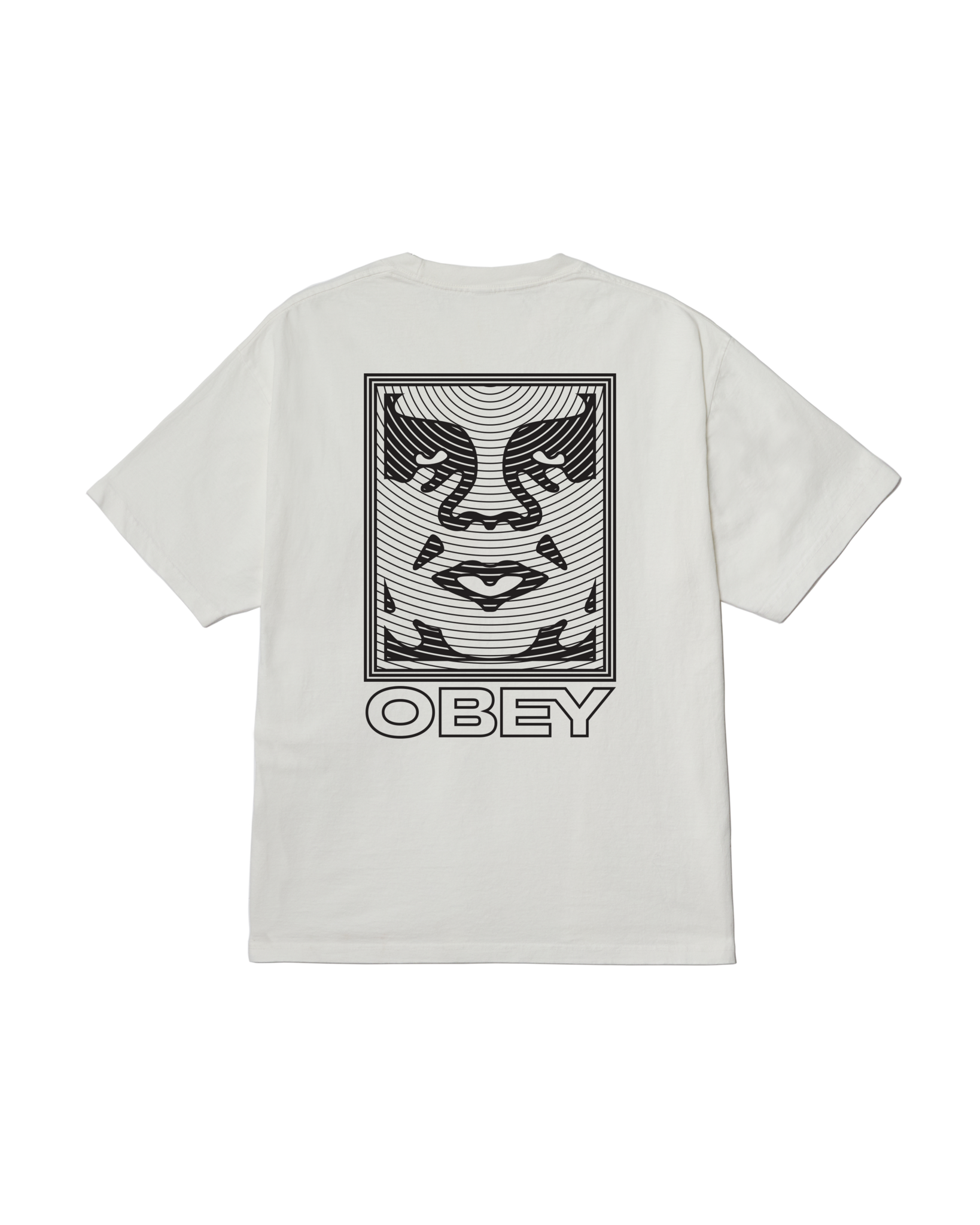 Obey Ripple T-Shirt - Pigment Vintage White