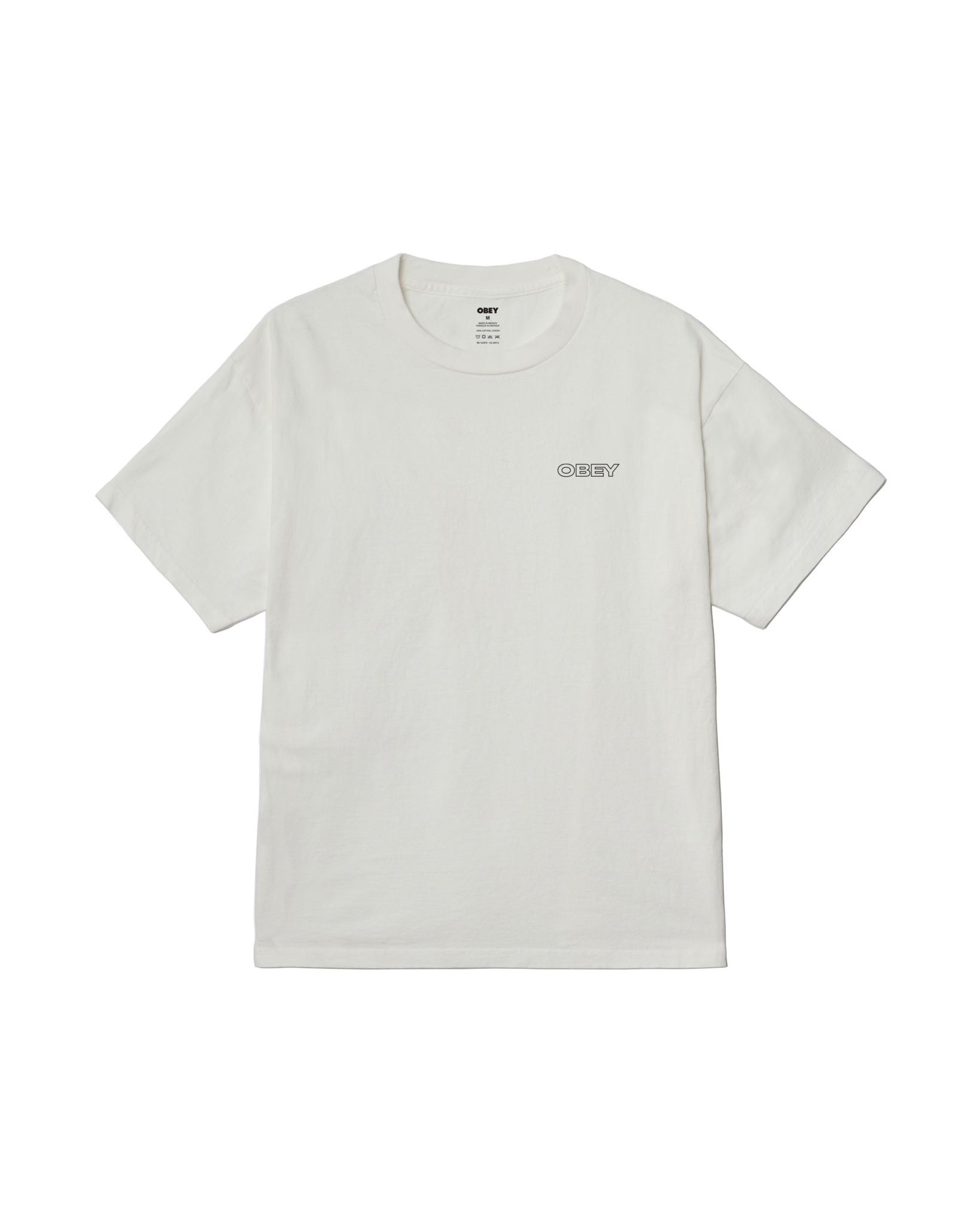 Obey Ripple T-Shirt - Pigment Vintage White