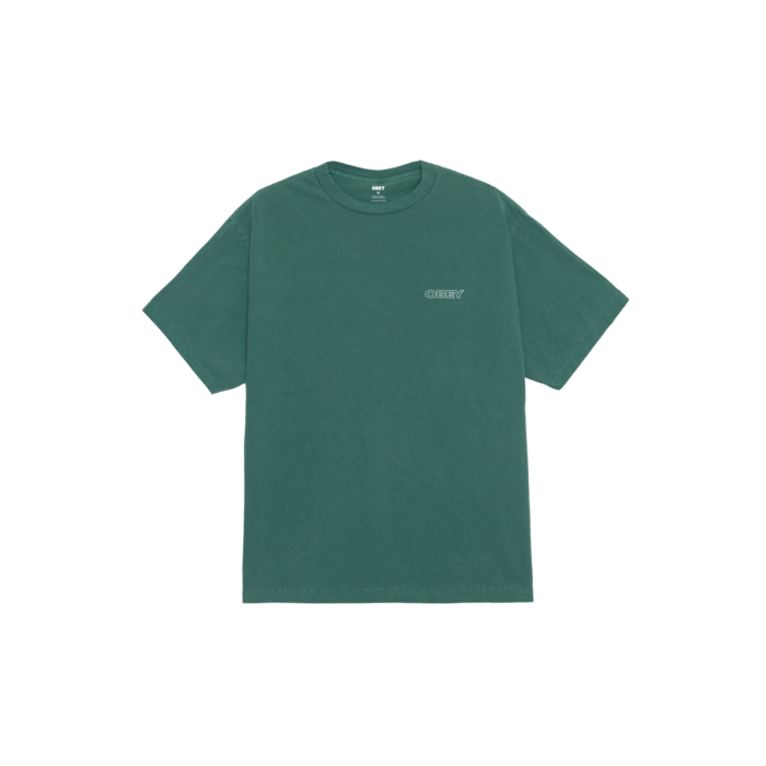 Obey Ripple T-Shirt - Pigment Rainforest