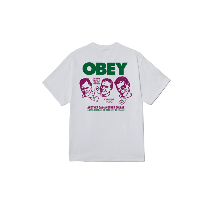 Obey Another Dollar T-shirt - White