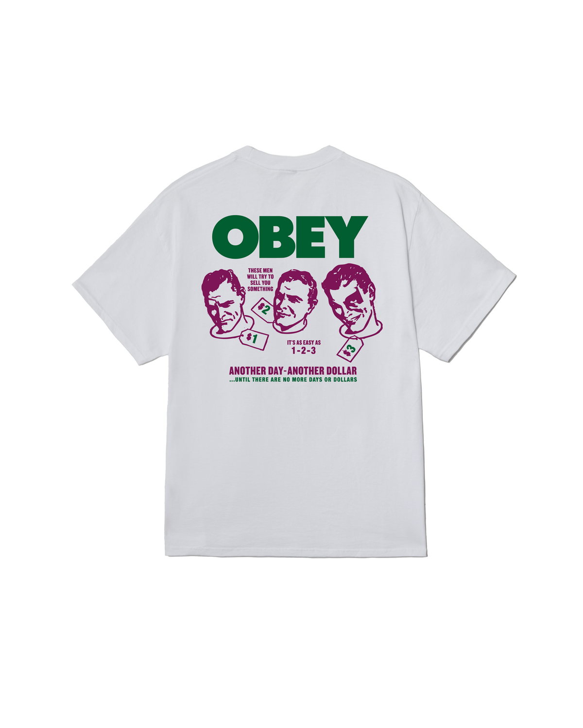 Obey Another Dollar T-shirt - White