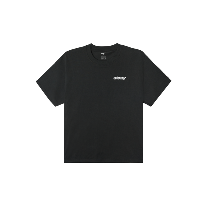 Obey Exports T-Shirt - Vintage Black