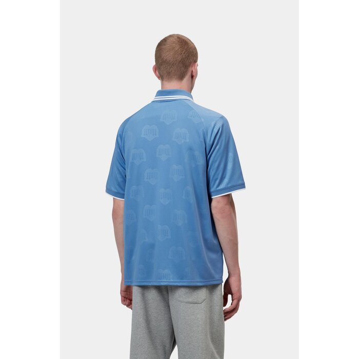 Carhartt WIP S/S Terrace Football T-Shirt - Heart Train Jacquard/Curacao