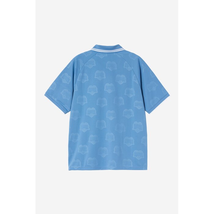 Carhartt WIP S/S Terrace Football T-Shirt - Heart Train Jacquard/Curacao